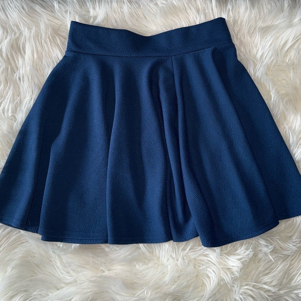 Urban CoCo Women's Stretchy Flared Casual Mini Skater Skirt Blue Size Sm… - Picture 2 of 7